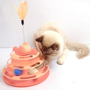 Cat Toys Space Tower Play Board - Image 1