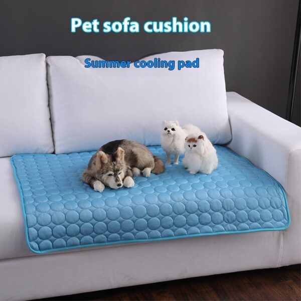 Cooling Comfort for Pets: Ice Silk Summer Mat in Multiple Sizes & Colors