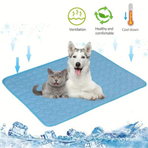 Cooling Comfort for Pets: Ice Silk Summer Mat in Multiple Sizes & Colors - Image 1
