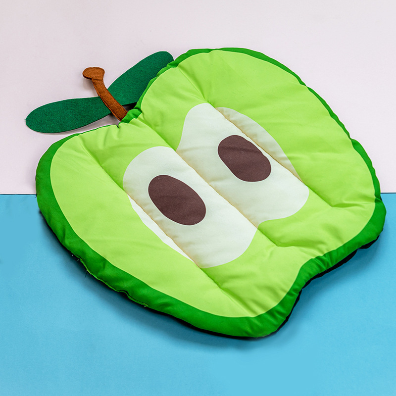 Dog Cooling Mat Pet Beds Cat Rug Ice Silk Pet Self Cooling Pad Blanket Summer Washable Oxford Farbric Cooling Down Summer Fruit - Image 3
