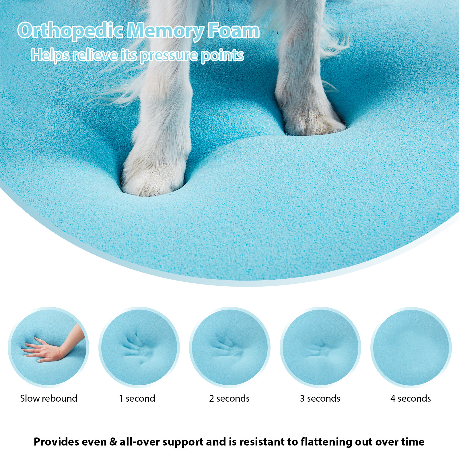 Detachable Memory Sponge Four Seasons Universal Pet Bed - Image 3